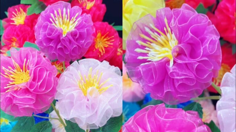 Questo semplice gesto trasforma stoffa in fiori meravigliosi… Scopri come farli facilmente!