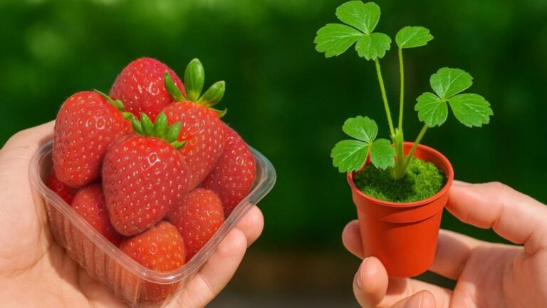 Questo semplice gesto trasformerà il tuo terrazzo in un paradiso di fragole…