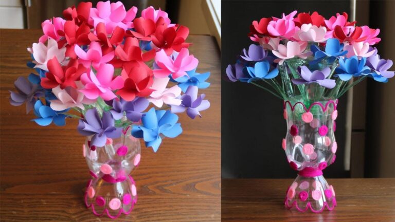 Questo semplice gesto trasforma bottiglie di plastica in vasi splendidi…