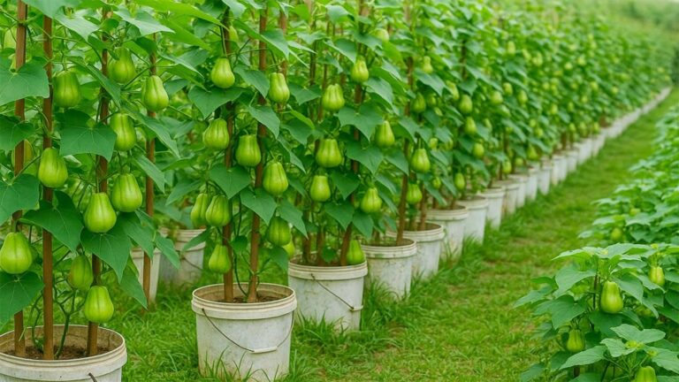 Questo semplice gesto ti permetterà di moltiplicare il chayote anche con il caldo…