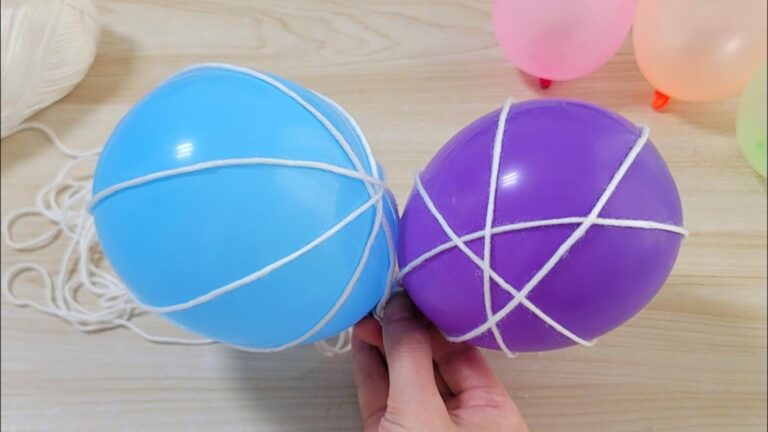 Questo semplice gesto trasforma palloncini in eleganti cesti per la tua casa…