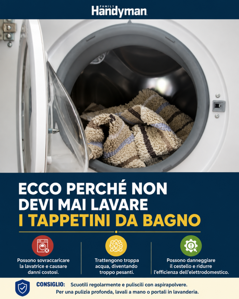 Perché non dovresti lavare i tappetini del bagno in lavatrice: l’errore che può costarti molto caro
